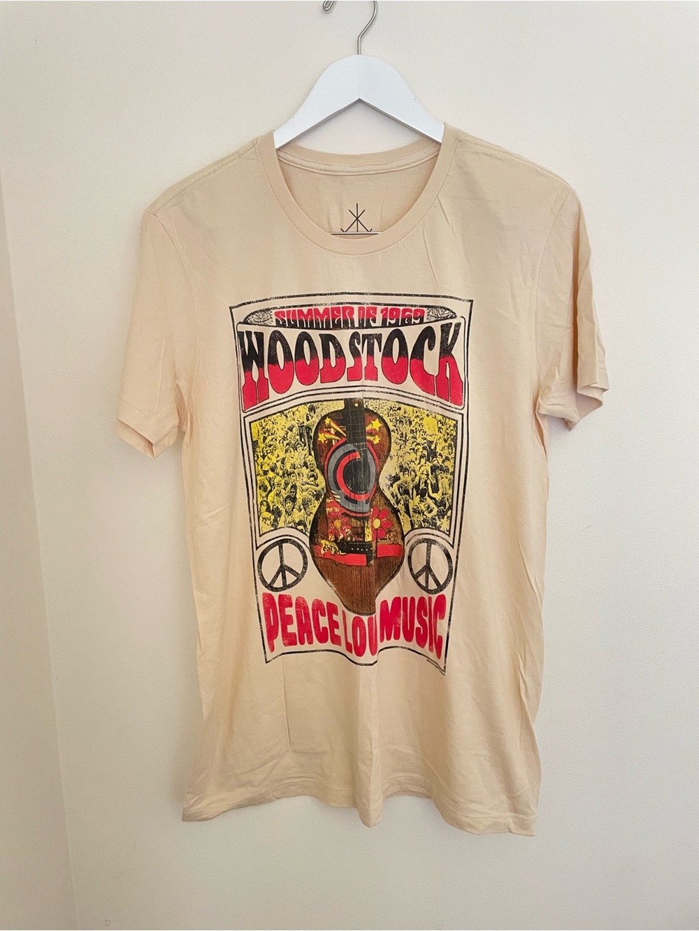 Life Clothing Co. Woodstock 1969 Graphic Tee Size Large